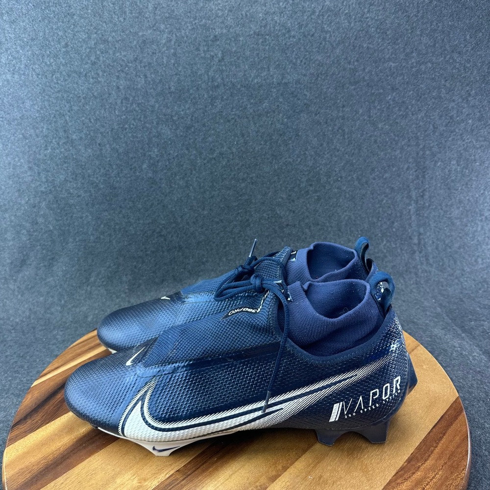 Nike Vapor Edge Pro 360 Football Cleats Mens 14 Navy Blue Spikes AO8277-403 - Picture 7 of 12